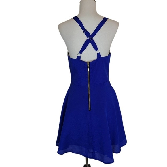 REVOLVE Naven Blue Sweetheart Mini Dress Small Preowned - Picture 2 of 7
